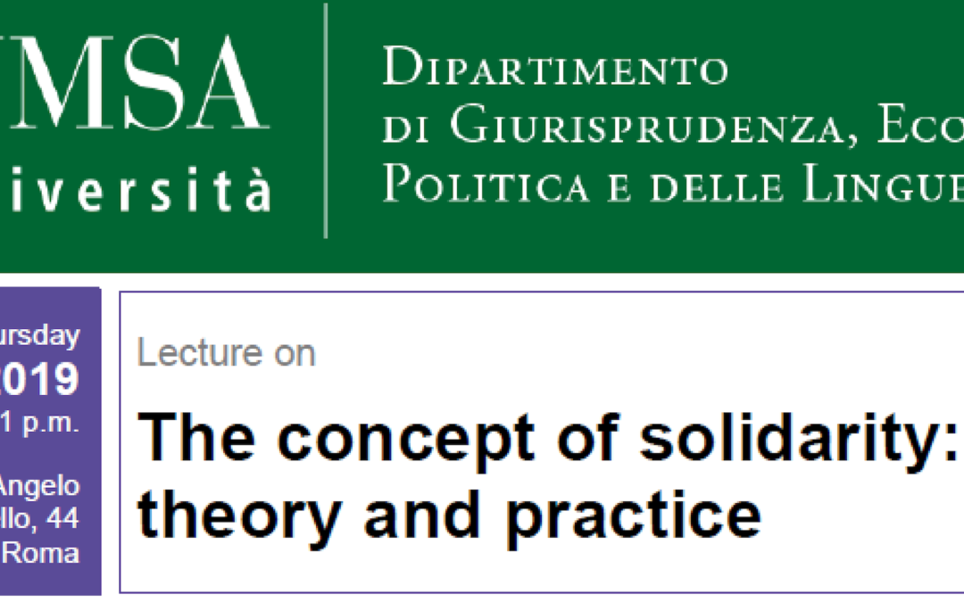 The concept of solidarity: between theory and practice